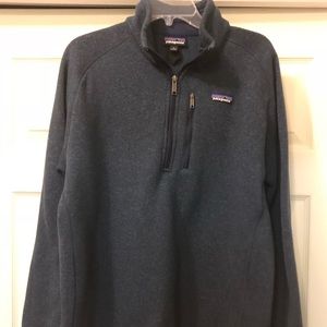 Men’s Patagonia Better Sweater 1/4 Zip size LARGE